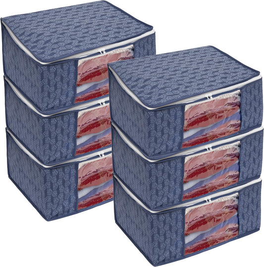 Squeezenest® - Wardrobe Clothes Storage Organizer (Set of 6)