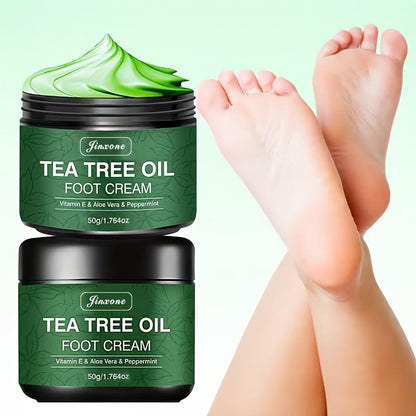 (BUY 1 GET 1 FREE) TeaTree® Oil Foot Cream - Deep Moisturizing & Soothing Foot Care