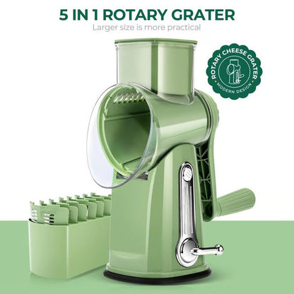 4 in 1 Rotary Drum Vegetable Grater & Slicer