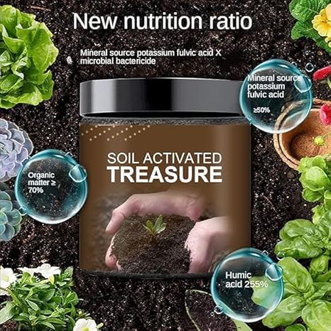 Treasure Soil Activator for Plants 100 Gram-Pack of 2